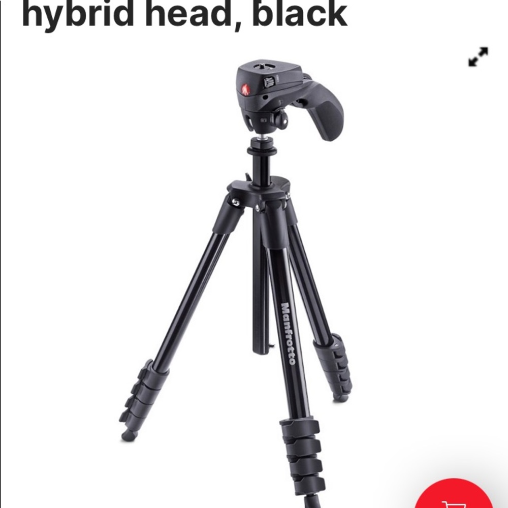 Manfrotto Compact Action Aluminum 5-Section Tripod